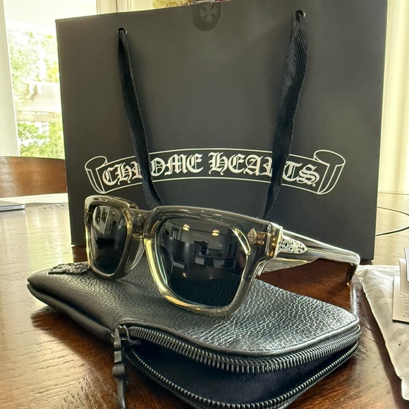 Chrome Hearts Sniffer Dark Green Sunglasses - Picture 1 of 4